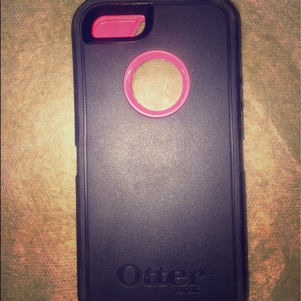 Navy and Pink Otter Box Case